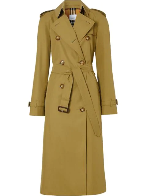 Burberry Waterloo Trench Coat With 