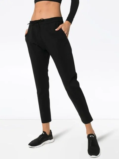 Shop Wone Technical Track Pants In Black