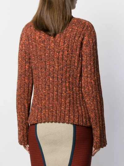 Pre-owned Jean Paul Gaultier 1990s Knitted Jumper In Orange