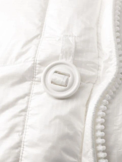 Shop Brumal X R13 Padded Hooded Coat In White