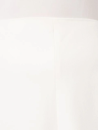 The Row Saio Wool And Silk-blend Midi Wrap Skirt In White