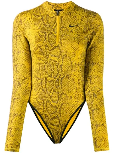 Nike Snakeskin Print Body In 735 Yellow | ModeSens