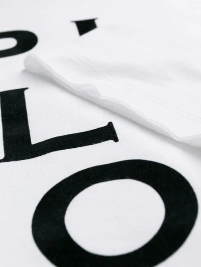 Shop Philosophy Di Lorenzo Serafini T-shirt Mit Logo-print - Weiss In White
