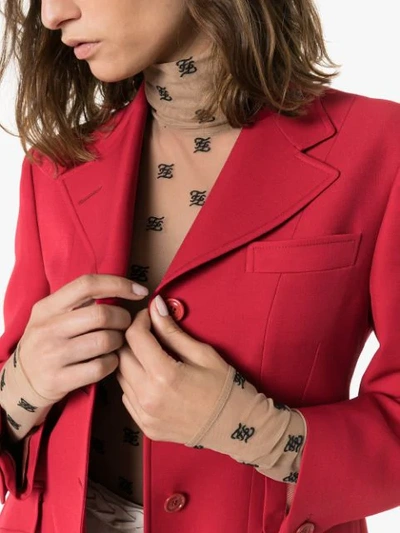 SINGLE-BREASTED TAILORED BLAZER