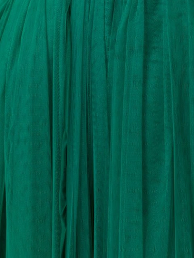 Shop Dolce & Gabbana Circle Tulle Skirt In Green