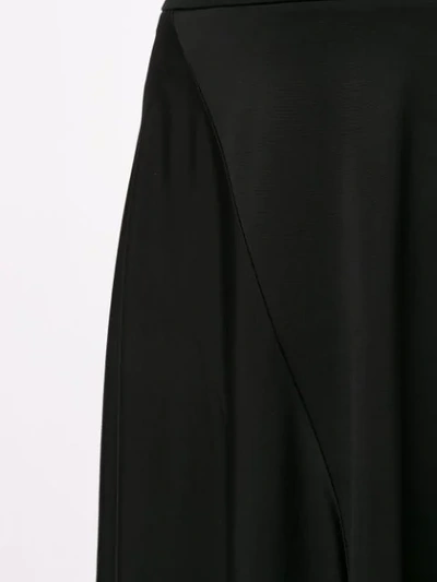Shop Ck Calvin Klein Paneled Asymmetric Skirt In Black
