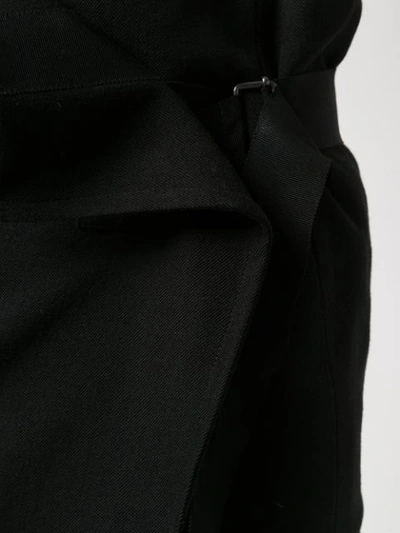 Shop Ann Demeulemeester Asymmetric Mini Skirt In Black