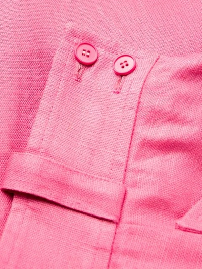 Pre-owned Saint Laurent Jacket And Skirt Suit In Pink