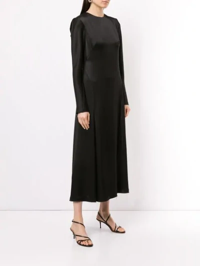 Shop Camilla And Marc Antonelli Long Sleeve Dress In Black