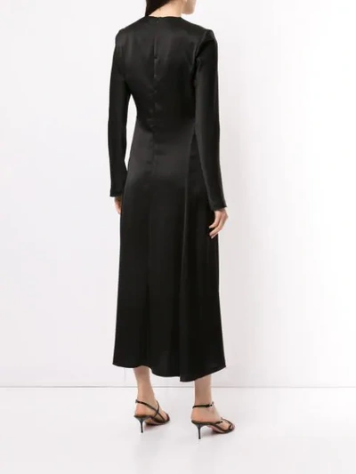 Shop Camilla And Marc Antonelli Long Sleeve Dress In Black