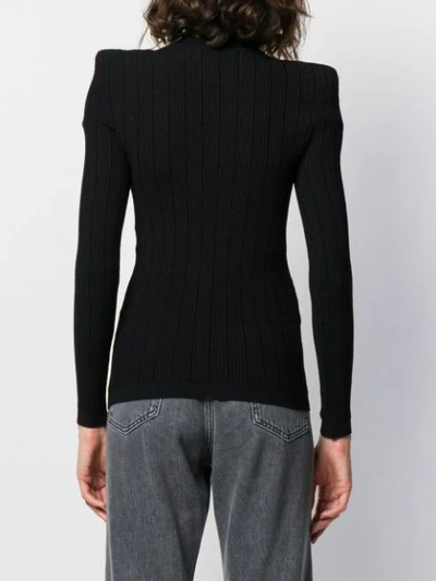 STRUCTURED CUT OUT KNITTED TOP