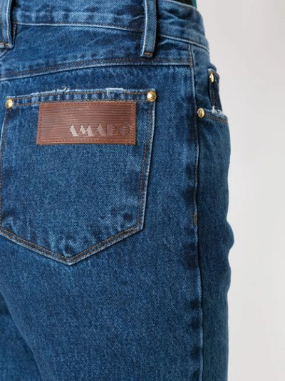 Shop Amapô Lina Mom Jeans In Blue