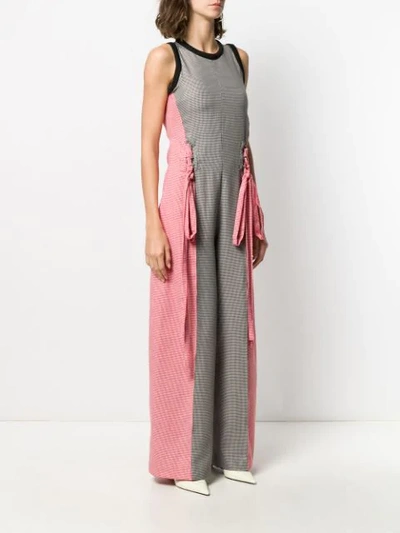 WIDE-LEG CONTRAST JUMPSUIT