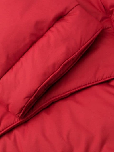 Shop Aspesi Padded Coat In Red