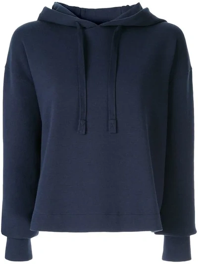 Shop Ck Calvin Klein Long Sleeve Hoodie In Blue