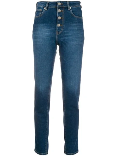 Shop Iro High-rise Skinny Jeans In Blue