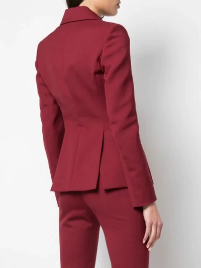 Shop Altuzarra Fenice Tailored Jacket In Carmine