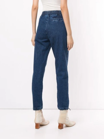 Shop Kseniaschnaider High-waisted Jeans In Blue