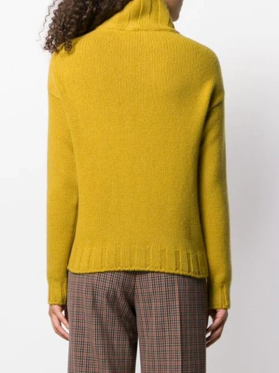 Shop Aragona Knitted Cashmere Jumper In 170 Giallo