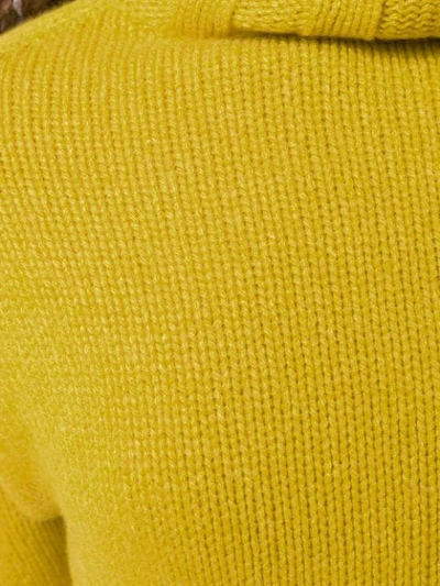 Shop Aragona Knitted Cashmere Jumper In 170 Giallo