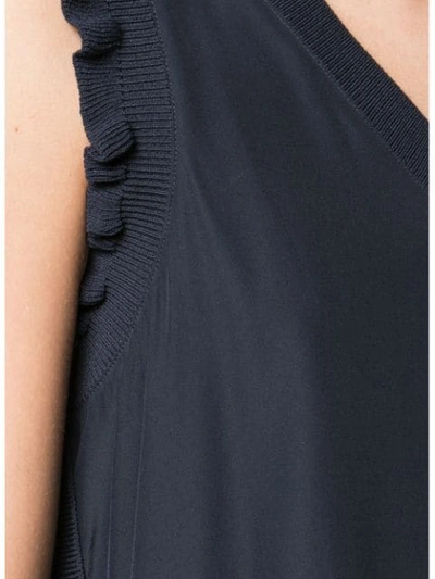 Shop Cinq À Sept V-neck Lenore Top In Black