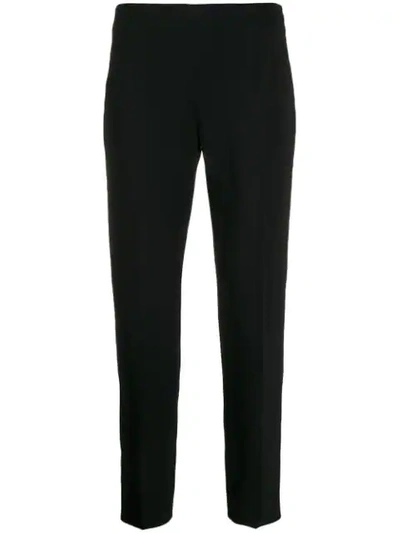 Shop Antonio Berardi Skinny Trousers In Black