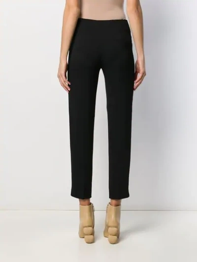 Shop Antonio Berardi Skinny Trousers In Black