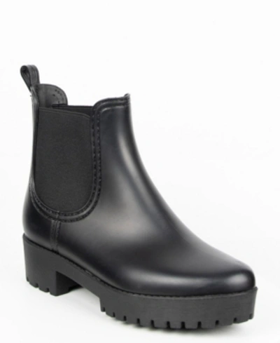 Shop Catherine Malandrino Fable Rain Bootie Women's Shoes In Black