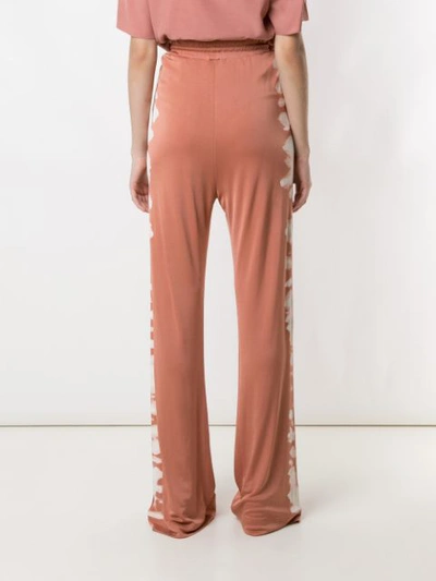 Shop Alcaçuz Mariele Tie-dye Panels Trousers In Pink