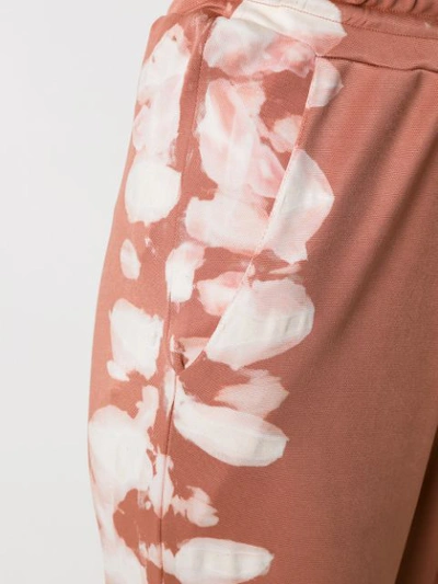 Shop Alcaçuz Mariele Tie-dye Panels Trousers In Pink