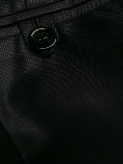 Pre-owned Balenciaga 拼接直筒长裤 In Black