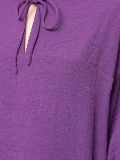 Shop Muller Of Yoshiokubo Loose Fit Smock Dress In Purple