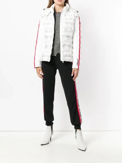 Shop Rossignol Star Print Padded Jacket In White