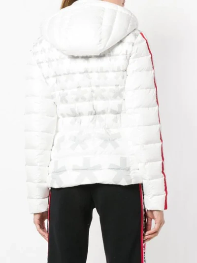 Shop Rossignol Star Print Padded Jacket In White