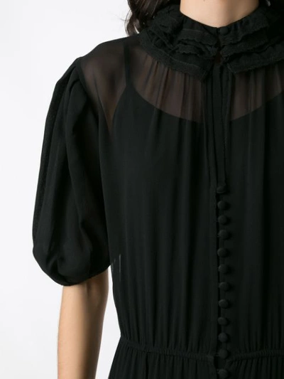 Shop Andrea Bogosian Poli Couture Silk Gown In Black