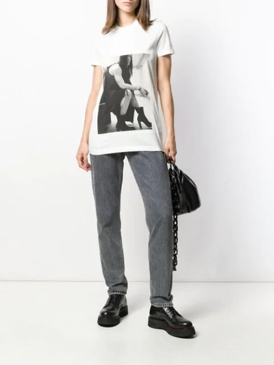 Shop Rick Owens Drkshdw Photographic Print T-shirt In White
