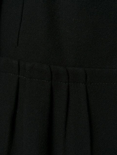 Pre-owned Prada 1990's Dropped Hem Coat In Black