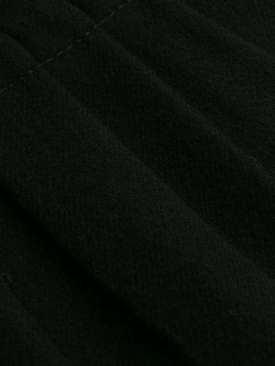 Pre-owned Prada 1990's Dropped Hem Coat In Black