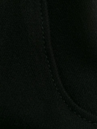 Pre-owned Prada 1990's Dropped Hem Coat In Black