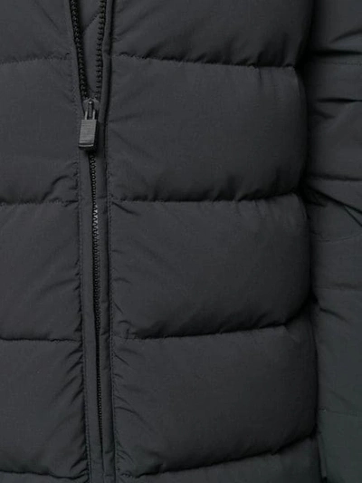 Shop Aspesi Quilted Puffer Jacket In Black
