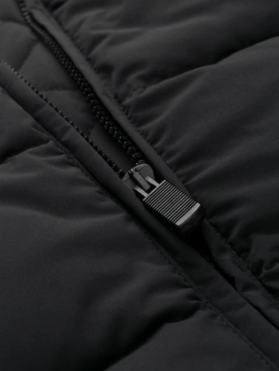 Shop Aspesi Quilted Puffer Jacket In Black