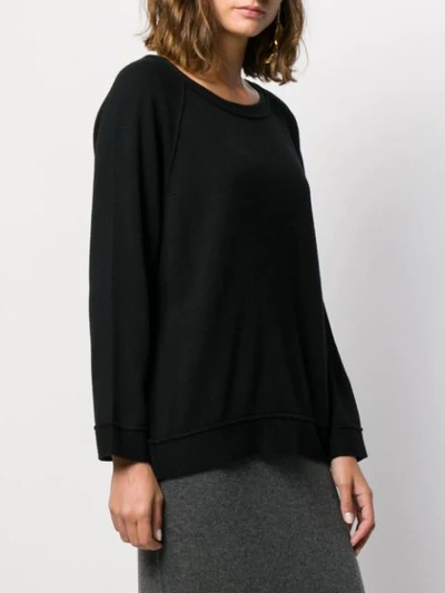 Shop Lamberto Losani Raglan Sleeve Jumper In Black