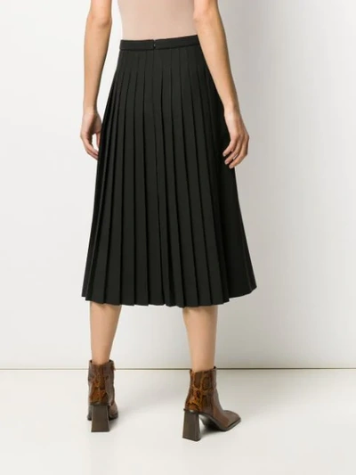 Shop Joseph Malvyn Granite Midi-skirt In Black