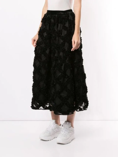 Shop Cecilie Bahnsen Abby Skirt In Black