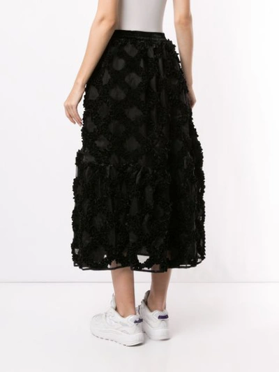 Shop Cecilie Bahnsen Abby Skirt In Black