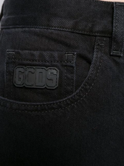 Shop Gcds Boyfriend Jeans In Black