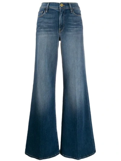HIGH-WAISTED WIDE JEANS