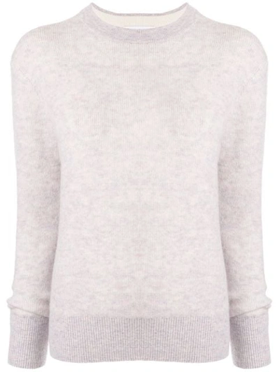 Shop Ck Calvin Klein Crew-neck Knit Sweater In Fme