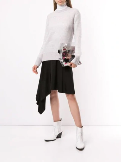 Shop Ck Calvin Klein Crew-neck Knit Sweater In Fme