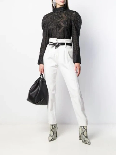 Shop Isabel Marant Qyandi Blouse In Black